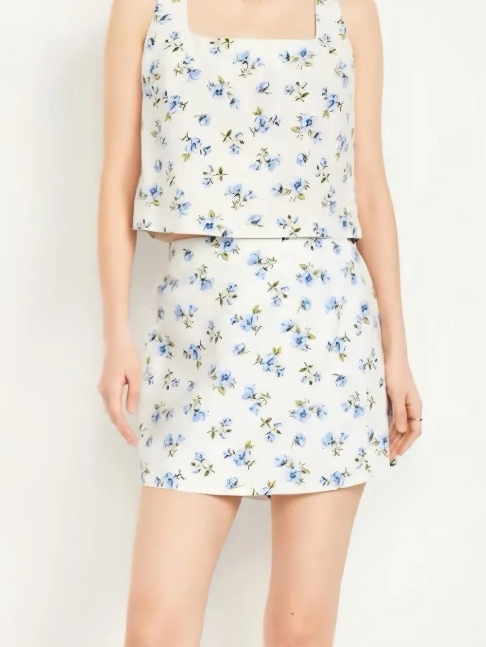 NWT Old Navy Women's Floral Print Faux Wrap High-Waist Linen-Blend Skort Size 4X